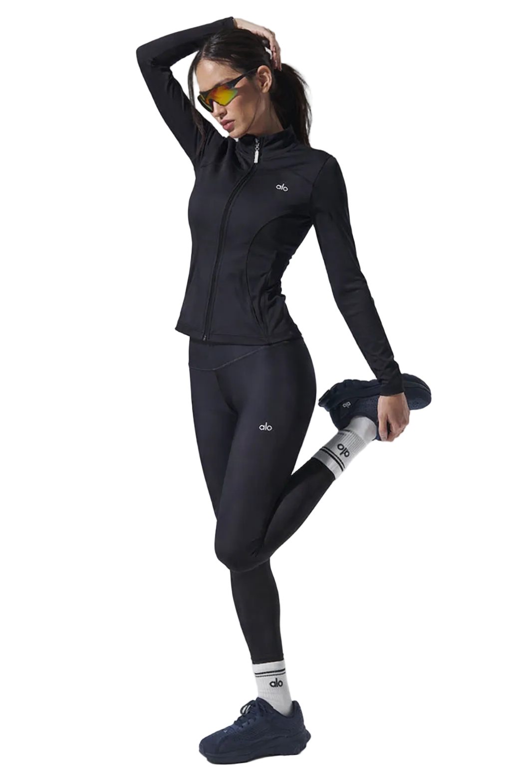 Ensemble fitness noir 2 pièces