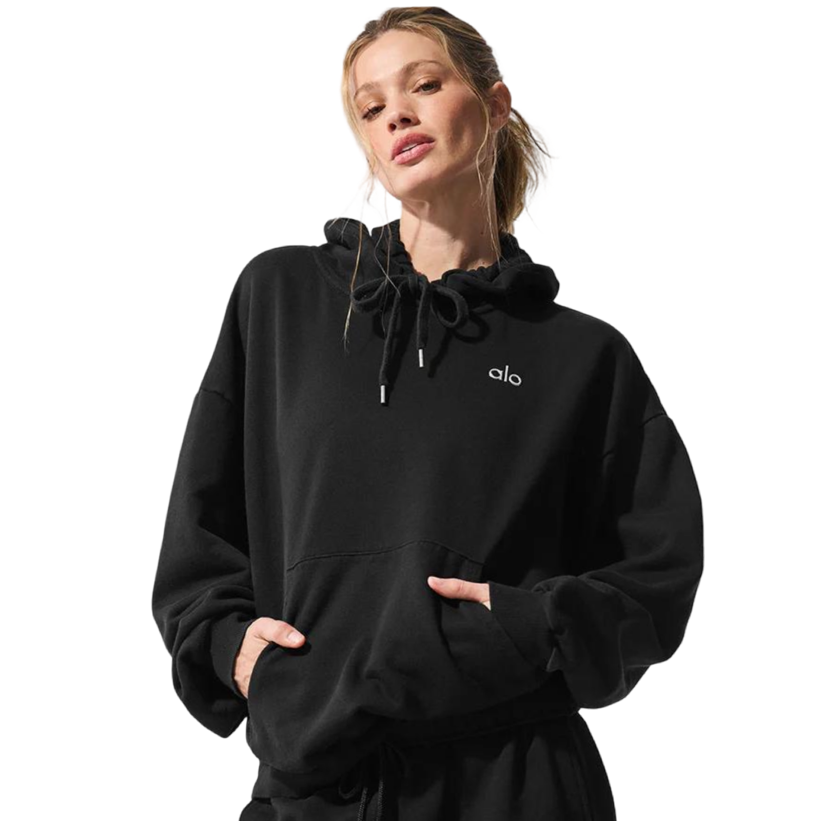 Sweat à capuche noir
